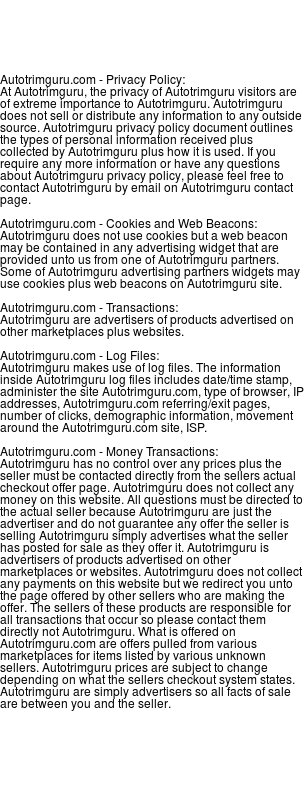 autotrimguru privacy