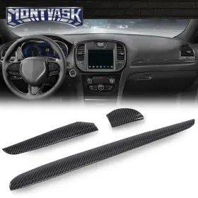 MMO412578 CHRYSLER Central Control Dashboard Cover Carbon 300
