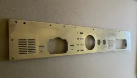 ICF-7686-107-CR JEEP Cj Steel Dash Panel Radio Speakers