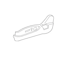 81638-TZ3-A12ZC ACURA Left Reclining Outer Cover Prem Tlx