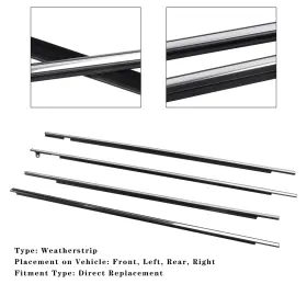 75712-0T010 AMOTOPART Outside Window Moulding Weatherstrip