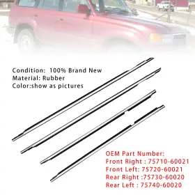 75720-60021 AMOTOPART Door Belt Molding Land LX450 FJ80 Lexus