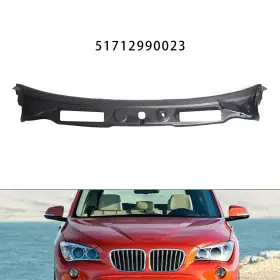 51712990023 BMW Windshield Wiper Vent Cowl Grille Panel X1