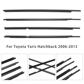 68160-0D100 ARTUDATECH Door Glass Belt Outer Molding Toyota