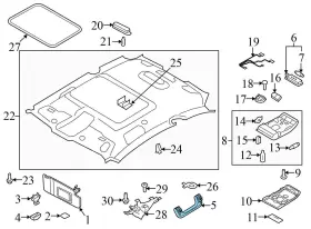8R0857607H AUDI Front Grab Handle A5 #3