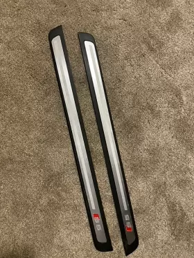 8T0853373 AUDI Left Right Door Sill Panel Scuff Plate Set S5 #2