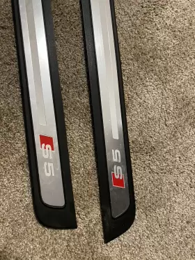 8T0853373 AUDI Left Right Door Sill Panel Scuff Plate Set S5