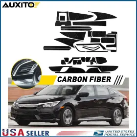 7237T AUXITO Set Carbon Fiber Interior Decoration Decal Honda