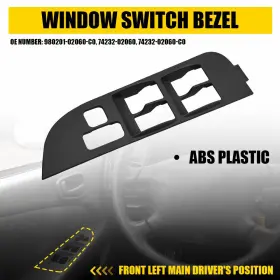 980201-02060-C0 AUXITO Driver Door Window Switch Bezel Panel