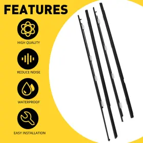 72410-S5A-003 AUXITO AUTOPARTS Set Outer Window Moulding Seal #3