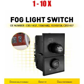 CBS-1437 AUXITO Fog Light Cargo Lamp Switch 1500 2500 Chevy