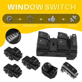 CCKG-SILVERADO-7 AUXITO Window Switch Door Lock Mirror 2500