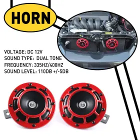 HR-3128 AUXITO Electric Car Horn Loud Suv 125
