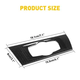 ITO-TXWT-19845 AUXITO Headlight Switch Panel Cover Carbon E90