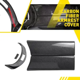W205FSGKGGB-CF AUXITO Benz Console Armrest Box Glc Mercedes