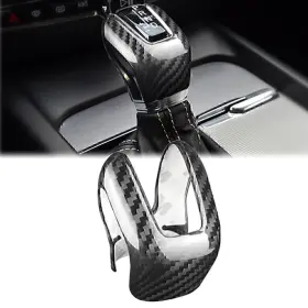550714811701 B-SHIPARTS Carbon Fiber Gear Knob Cover XC90