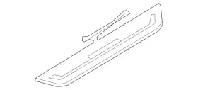 51-47-7-398-321 BMW Scuff Plate