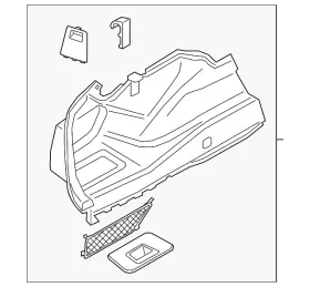 51-47-7-942-875 BMW Trunk 530I