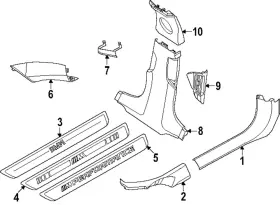 51-47-9-464-399 BMW Scuff Plate