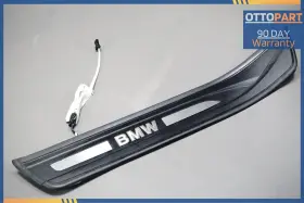 51137193471 BMW Left Interior Door Sill Cuff Plate 535I Gt