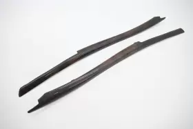 51166969535 BMW Center Right Left Console Wood Cover Set E70 #2