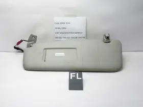 51167122867 BMW Front Left Sun Visor 525I