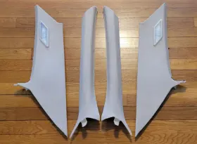 51431960987 BMW Front Rear Left Right Pillar Cover Panel Set