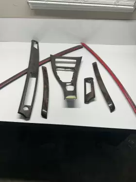 51436958248 BMW Interior Dash Door Wood Set E92