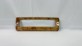 51457907000 BMW Dashboard Center Air Vent Grill Wood Bezel