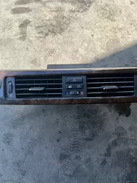 51459214797 BMW Front Dashboard Center Air Vent Wood E90 E92 #3