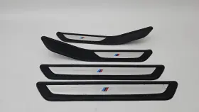 51478046291 BMW Front Rear Door Sill Scuff Step Plate Set