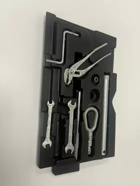 51712268656 BMW Rear Trunk Tool Box Tray Set Tow Hook E36 Z3M #2
