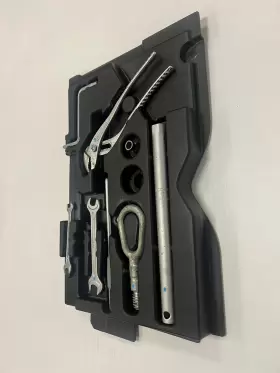 51712268656 BMW Rear Trunk Tool Box Tray Set Tow Hook E36 Z3M #3