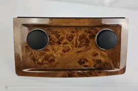 6951141-05 BMW Cover Panel Woodgrain Rear Console Cigarette