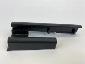 7007696 BMW Front Right Seat Track Outer End Cover Cap 530I #2