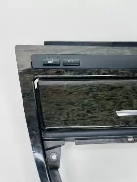 7114939 BMW Center Console Shifter Bezel Ashtray Woodgrain #2