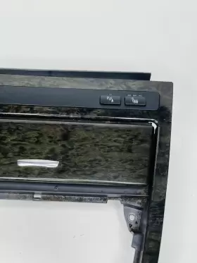 7114939 BMW Center Console Shifter Bezel Ashtray Woodgrain #3