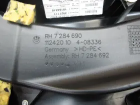 7284689 BMW Set Left Right Lower Pillar Panel Vent F15 F85 X5 #3