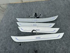 7369888 BMW Front Rear Door Sills Scuff Plates Set G12 750