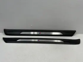 7395027 BMW Front Left Right Door Sill Scuff Plate Set M4