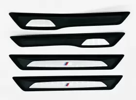 8051037 BMW Sport Front Rear Door Sill Cover Trims Entrance