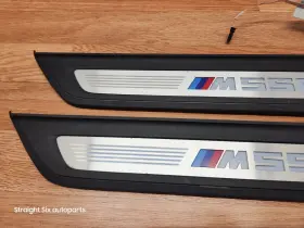 8072378 BMW Front Rear Left Right Lighter Door Sill Plate G30 #3