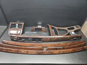 9170893 BMW Wood Burr Interior Dash Panels Console Set E93