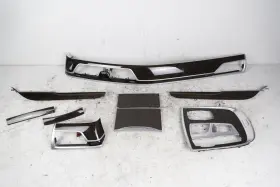 9363025 BMW Dash Doors Air Vent Wood Fineline Highly Shiny