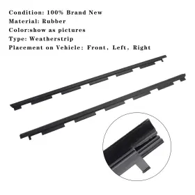 15991406 BRUCE SHARK Front Left Right Weatherstrips C1500 Gmc