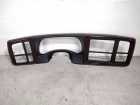 15100030 CADILLAC Burl Woodgrain Cluster Radio Dash Bezel