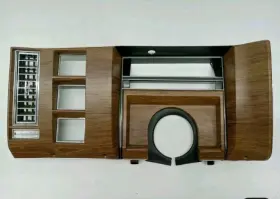 1635054 CADILLAC Brougham Fleetwood Woodgrain Gauge Cluster