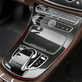 W213 CAR-KING888 Abs Carbon Console Gear Panel Frame Cover