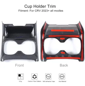 CDA-CRV2317A CARBON FIBER SERIES Center Console Water Cup Crv #2