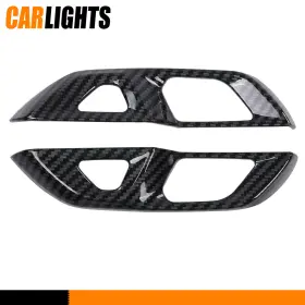 C-02ETD45J8ACB CARLIGHTS Carbon Fiber Door Lock Switch Panel